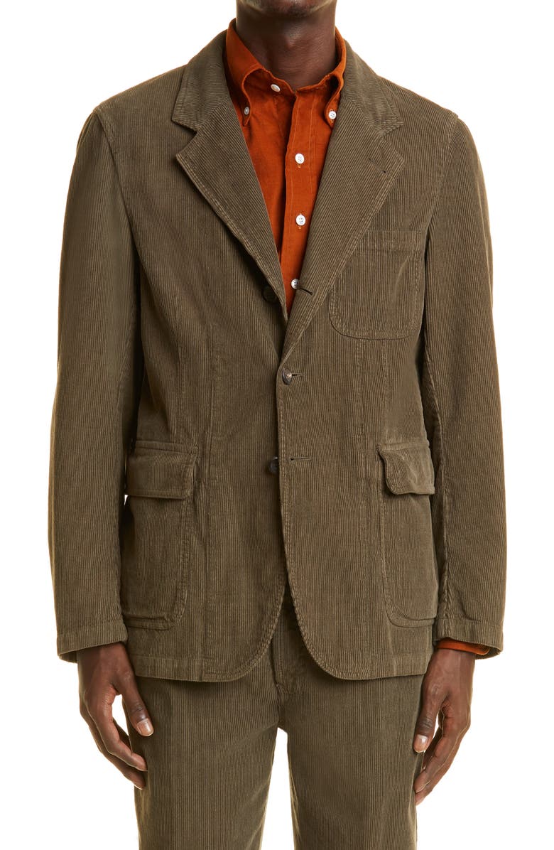 Drake's Games Mk. 1 Cotton Corduroy Blazer, Main, color,