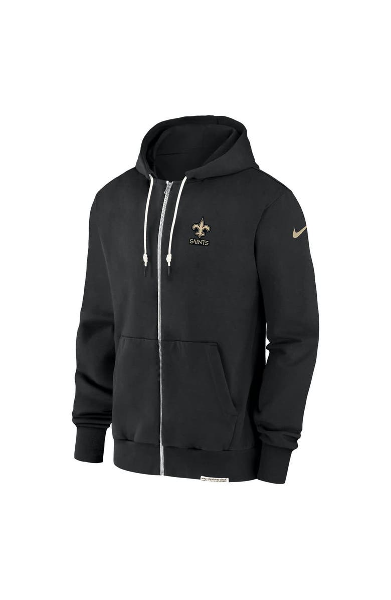 Nike Men's Nike Black New Orleans Saints Sideline Performance Full-Zip Hoodie Jacket, Alternate, color, Black