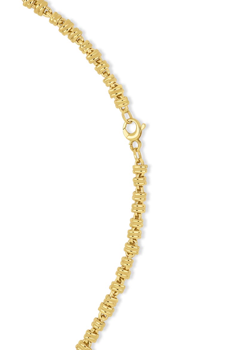 Men's 14K Gold Segmented Link Chain Necklace, 5.8mm (Online Trunk Show), Alternate, color, 14K YELLOW GOLD