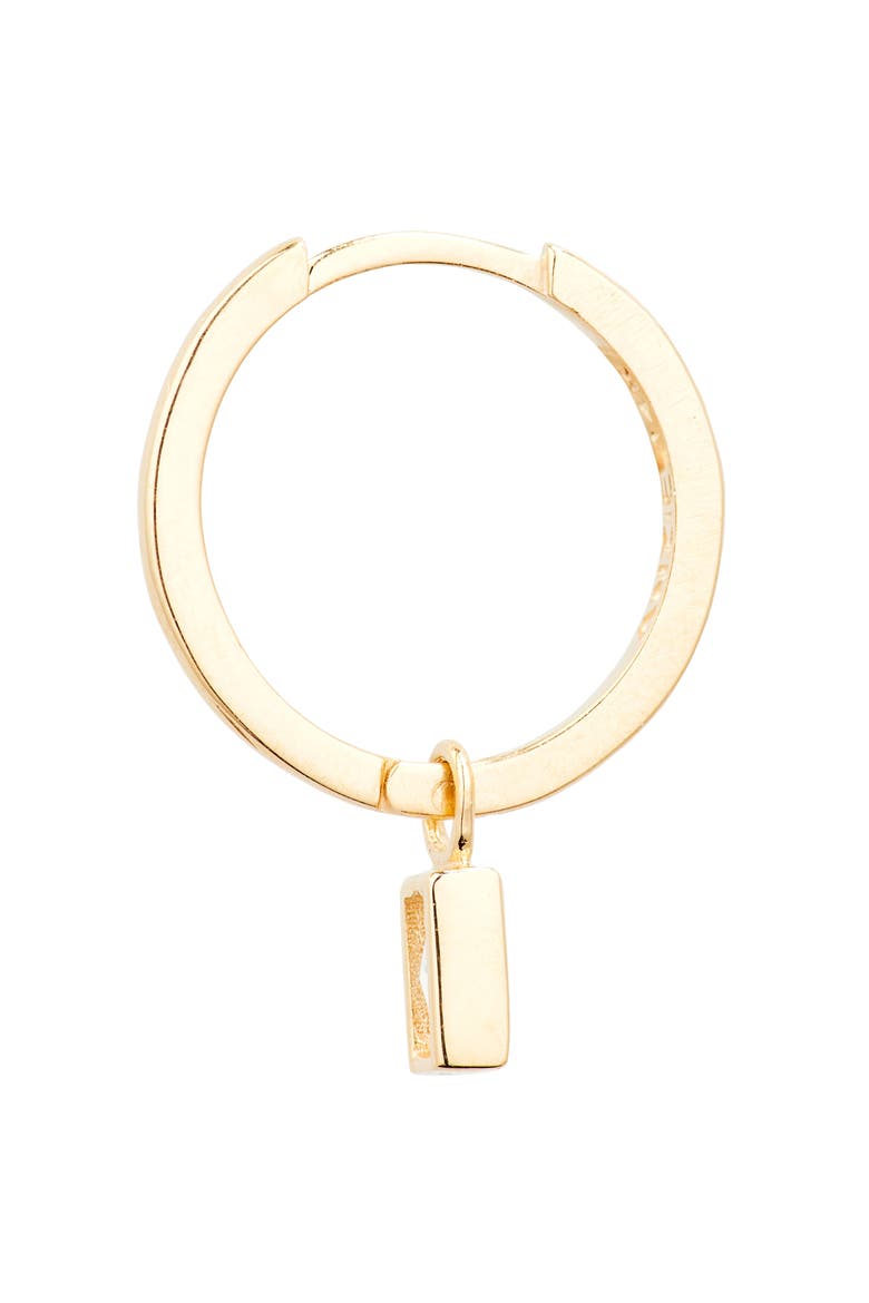 x Mel Soldera Baguette Charm Single Clicker, Alternate, color, GOLD/ CLEAR