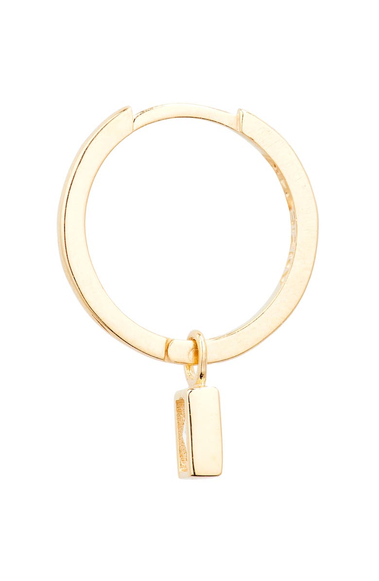Anzie x Mel Soldera Baguette Charm Single Clicker, Alternate, color, Gold/ Clear