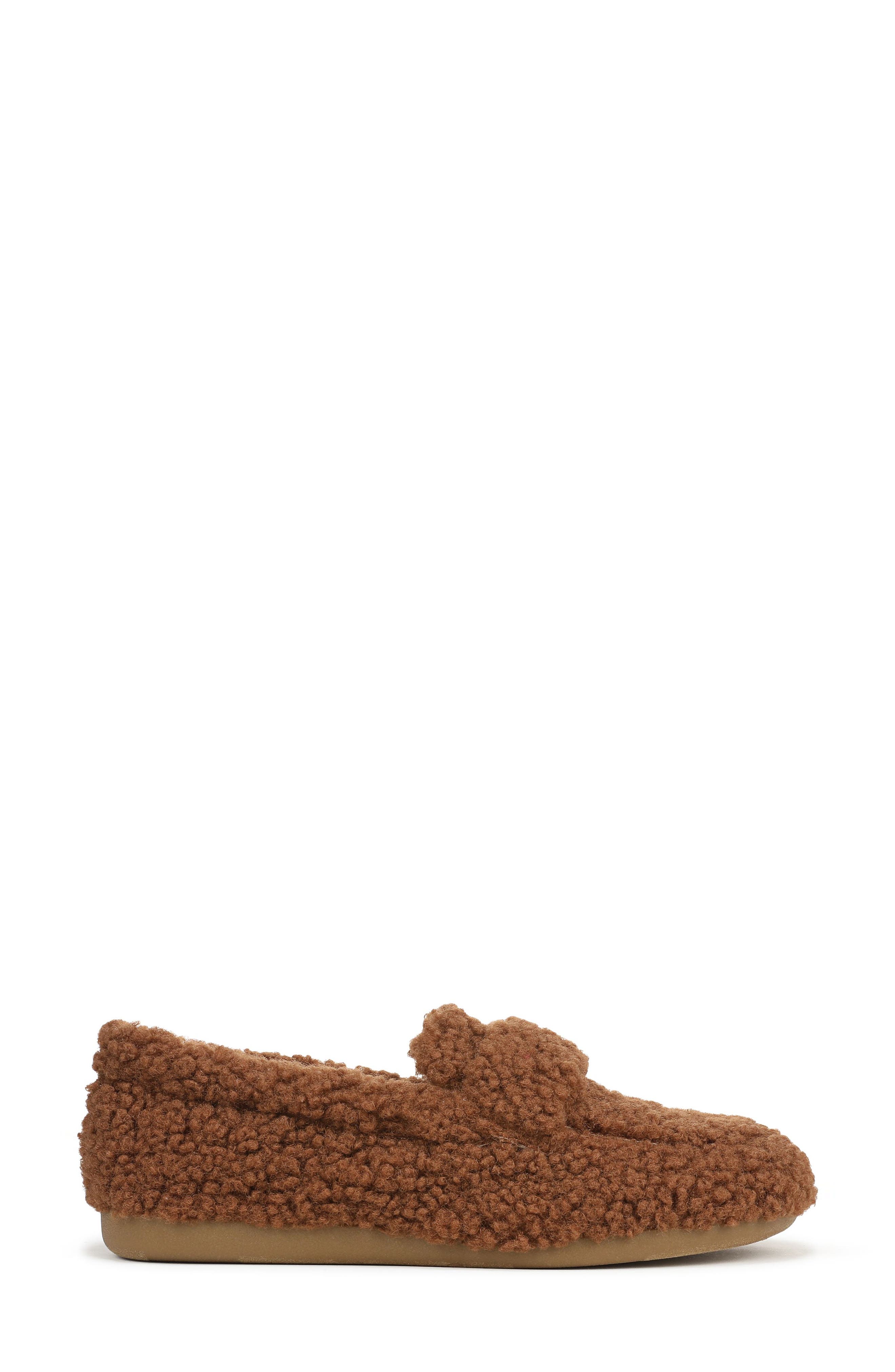 Snuggle Faux Shearling Slipper, Alternate, color, HAZELNUT