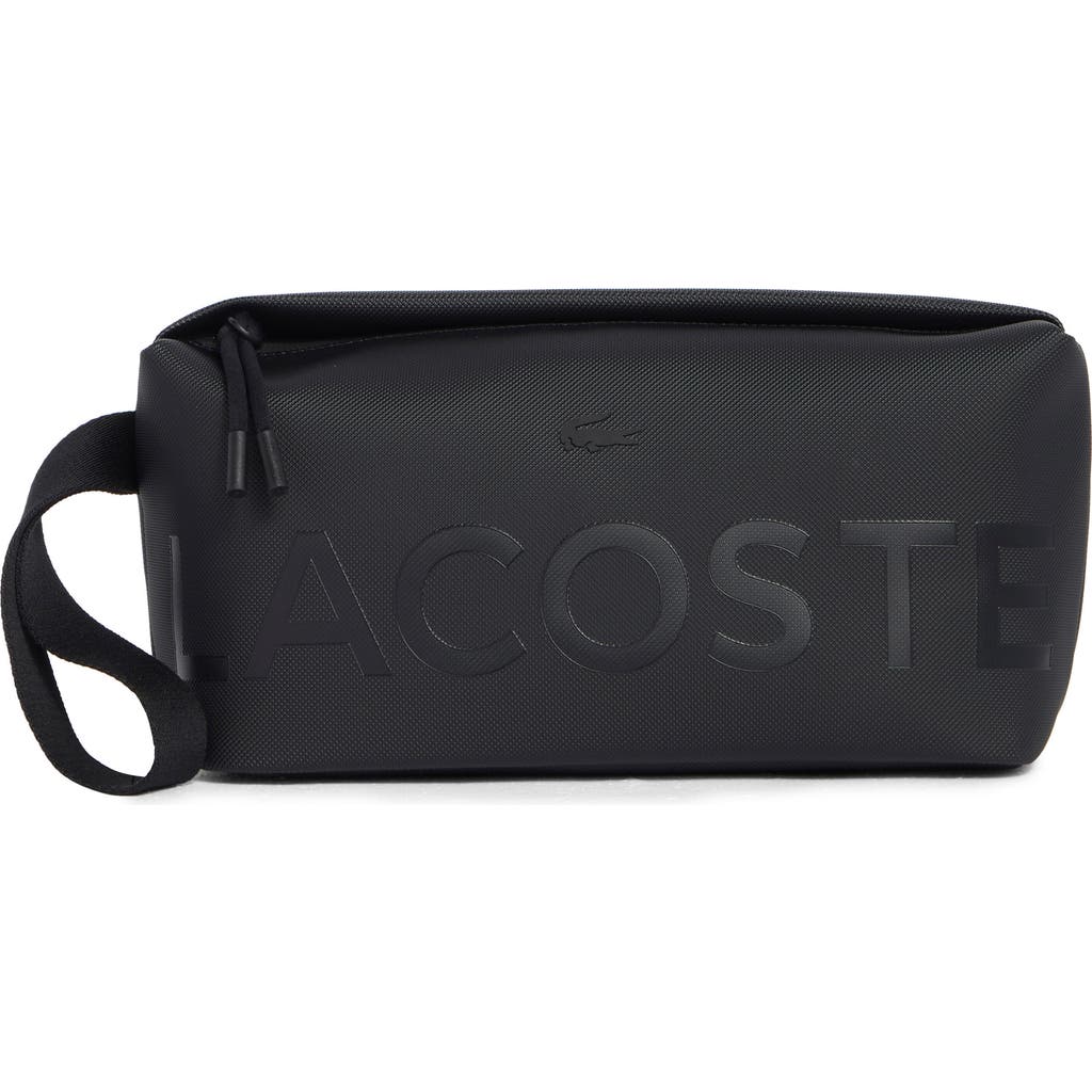 Lacoste Toiletry Kit In Black