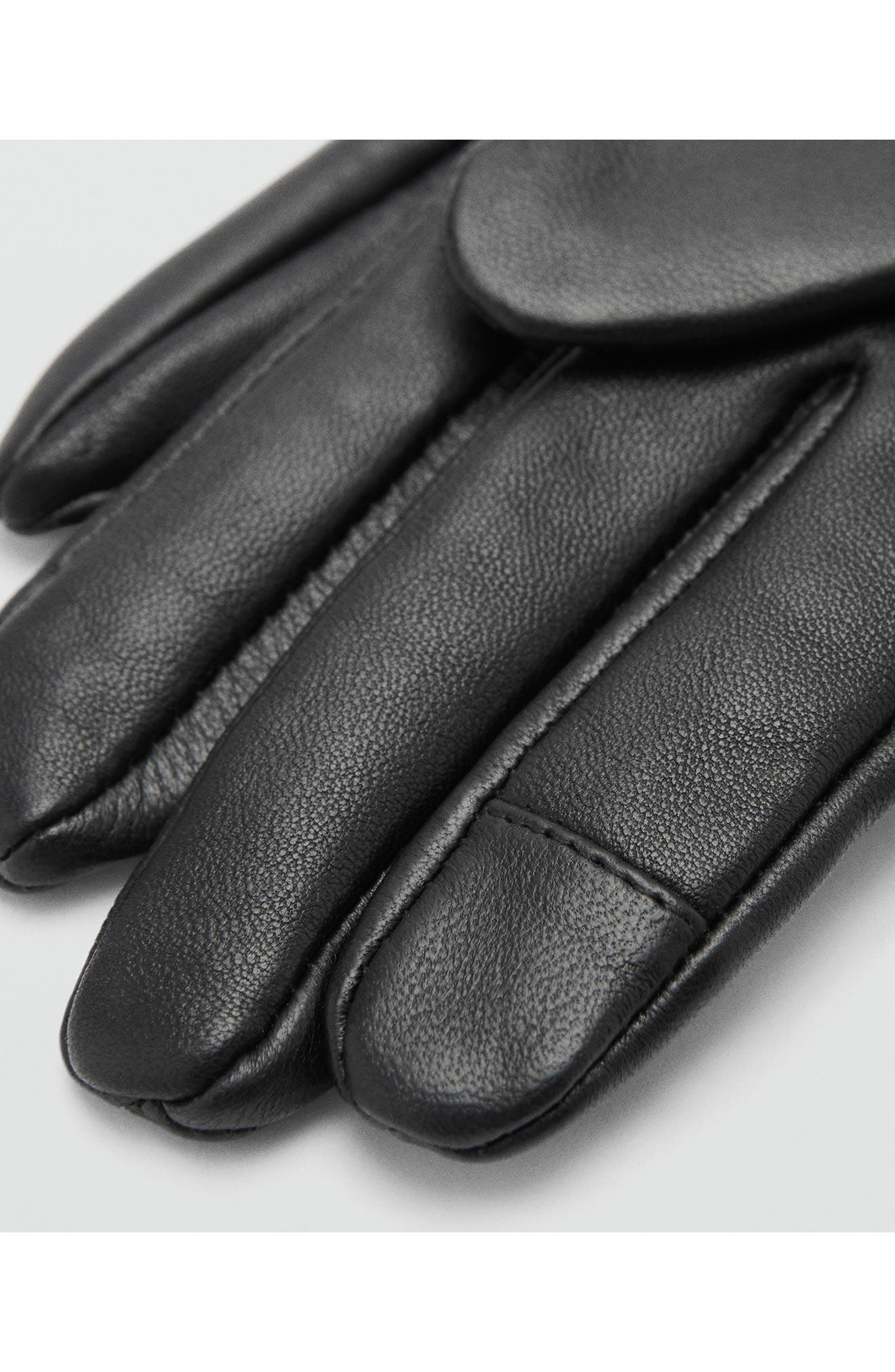 MANGO Long Leather Gloves (Women) | Nordstrom