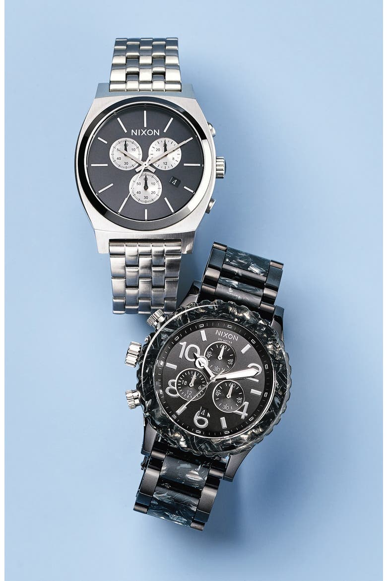'The 42-20 Chrono' Watch, 42mm, Alternate, color, BLACK/TORT
