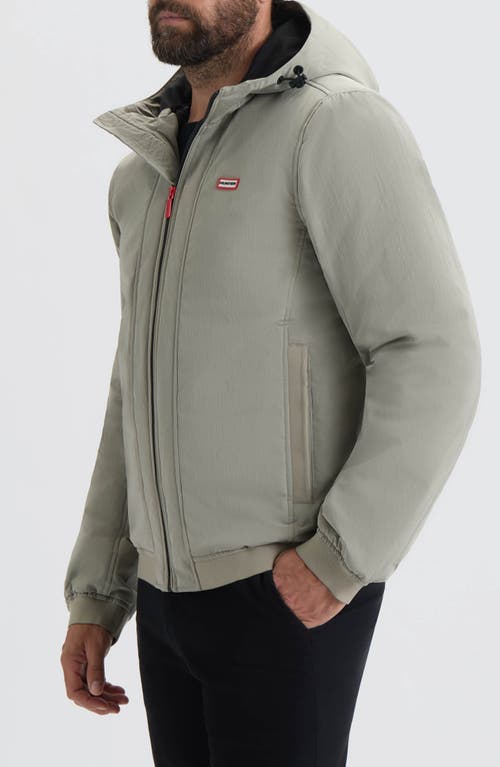 Hunter Horley Hooded Water Resistant Ripstop Jacket In Green