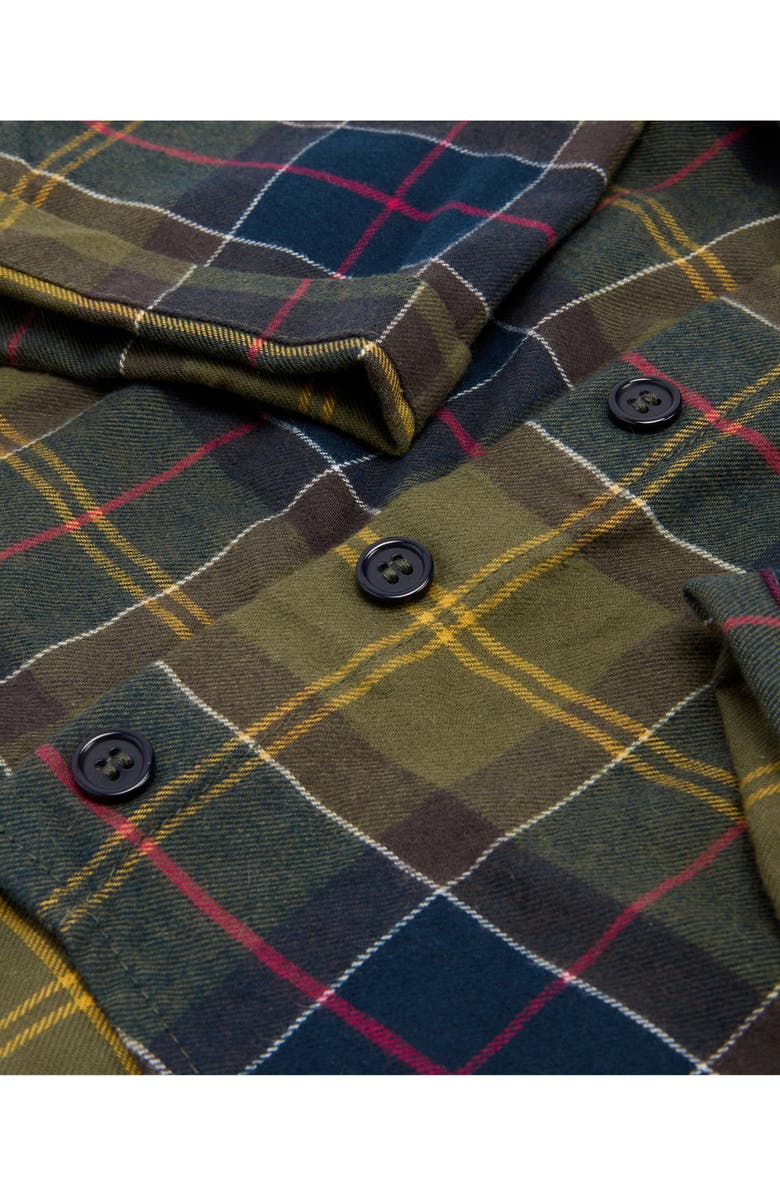 Barbour Tartan Fortrose Cotton Flannel Dog Shirt, Alternate, color, Classic Tartan