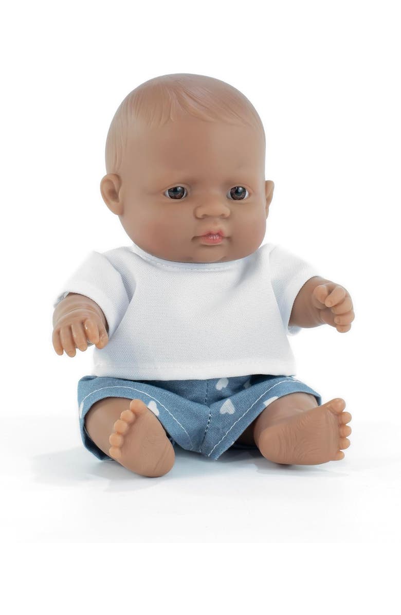 Miniland My friends & Me Collection Baby Boy Doll - 8 1/4'', Main, color, Medium Skin