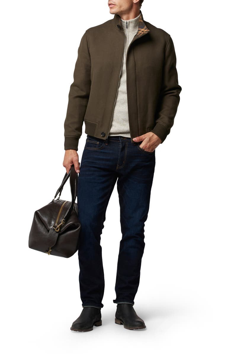 Rodd & Gunn Cambrian Zip-Up Cotton Bomber Jacket, Alternate, color, 