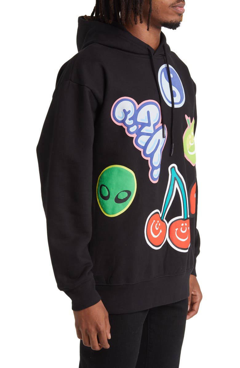 MARKET Airheads Flavor Blasted Puff Print Graphic Cotton Hoodie, Alternate, color, 