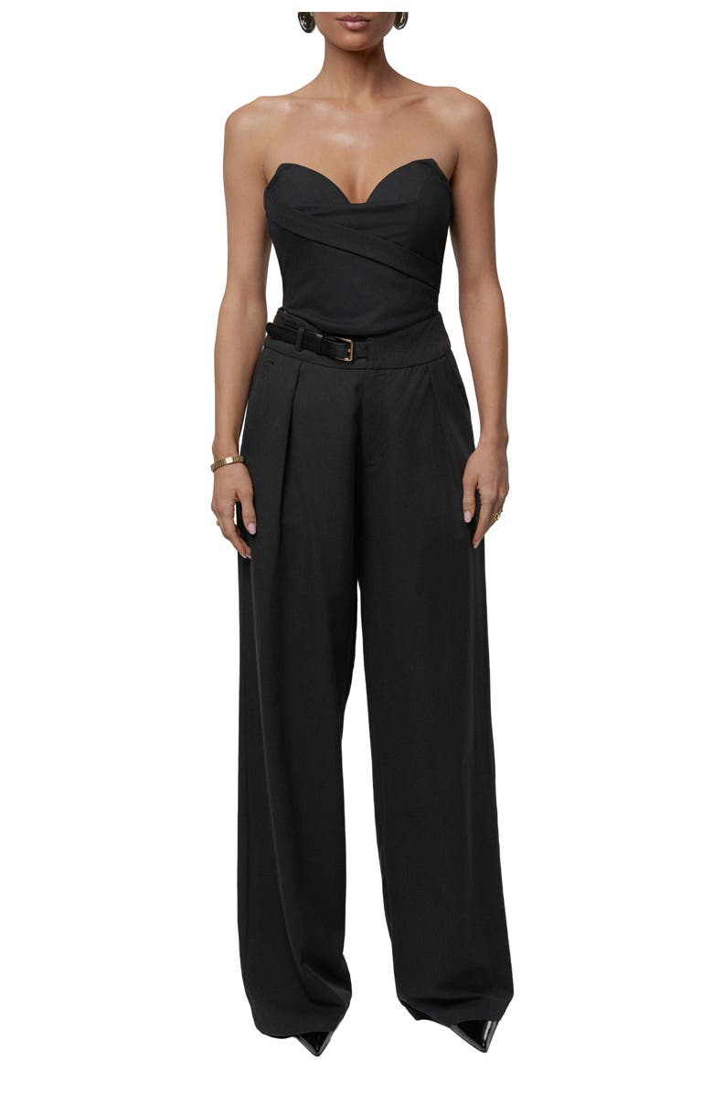 JLUXLABEL Everywhere Belted Trousers, Alternate, color, Black