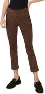 Vince Stretch Suede Split Hem Crop Pants
