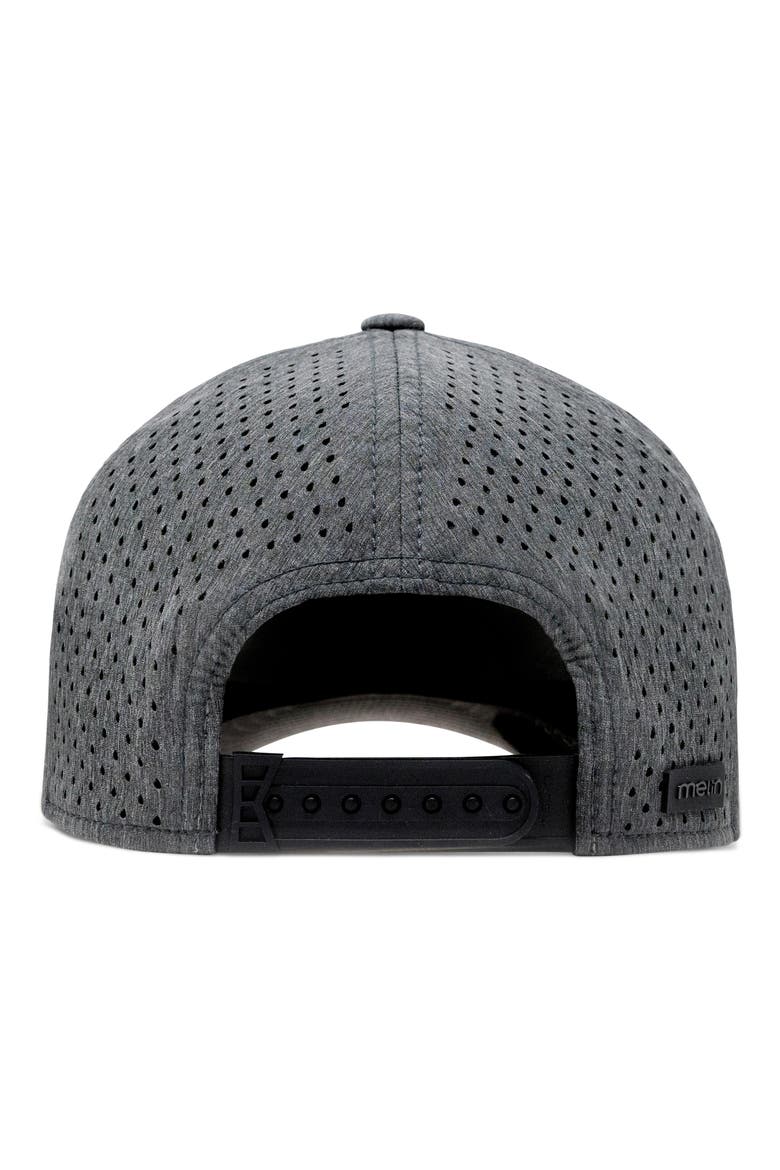 A-Game Hydro Performance Snapback Hat, Alternate, color, HEATHER CHARCOAL