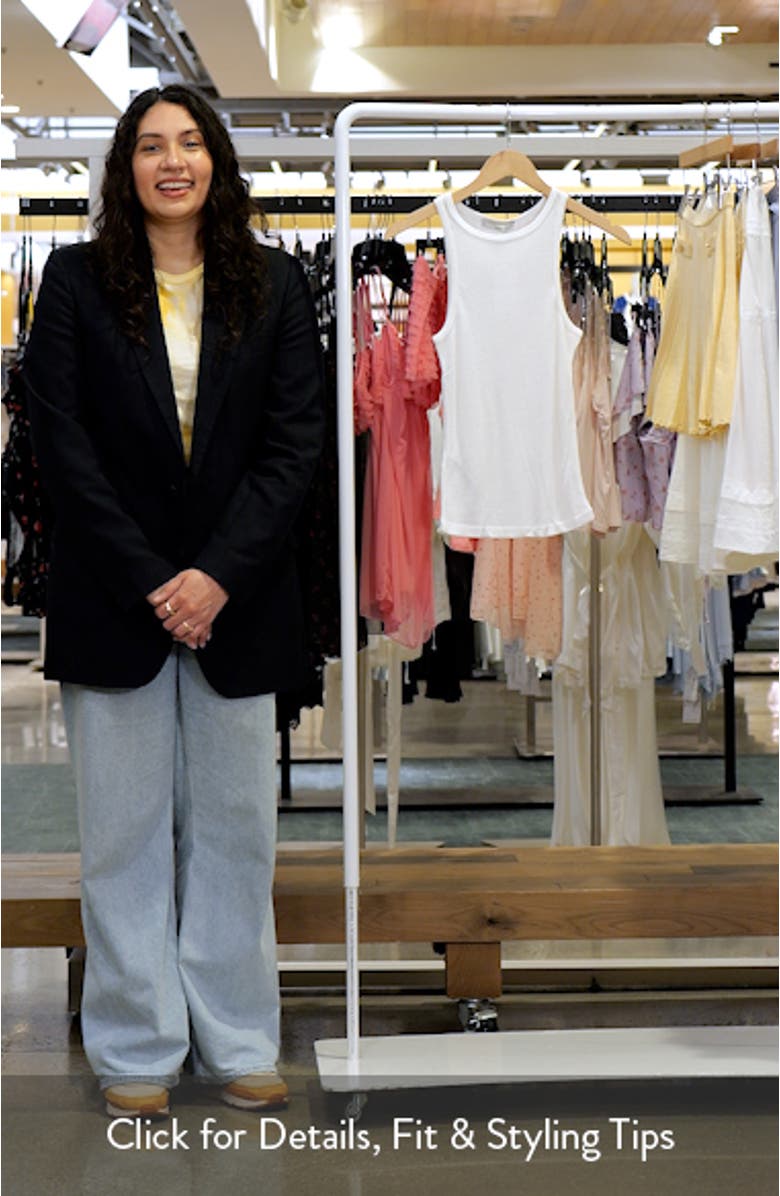 Fine Rib Knit Tank, sales video thumbnail