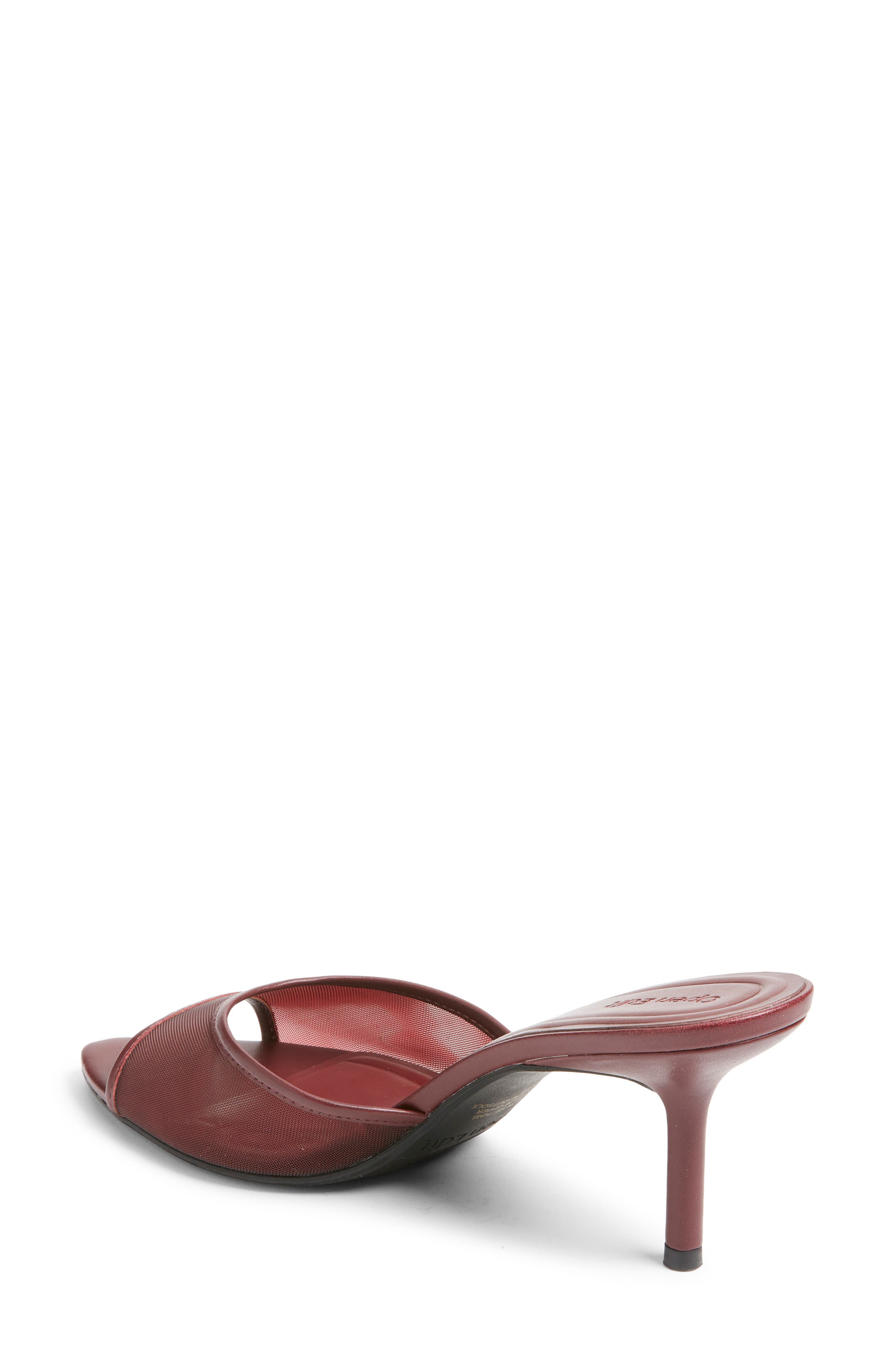 Micah Heeled Sandal, Alternate, color, RED POMEGRANATE