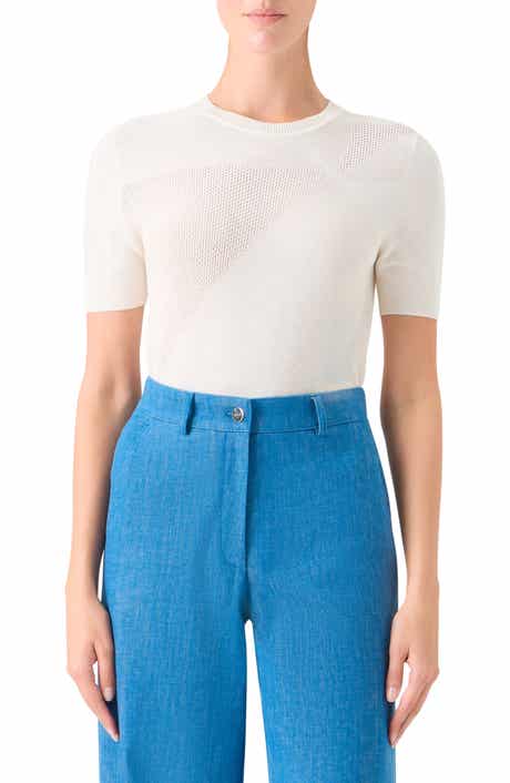 Sunbeam Short Sleeve Silk & Cotton Sweater