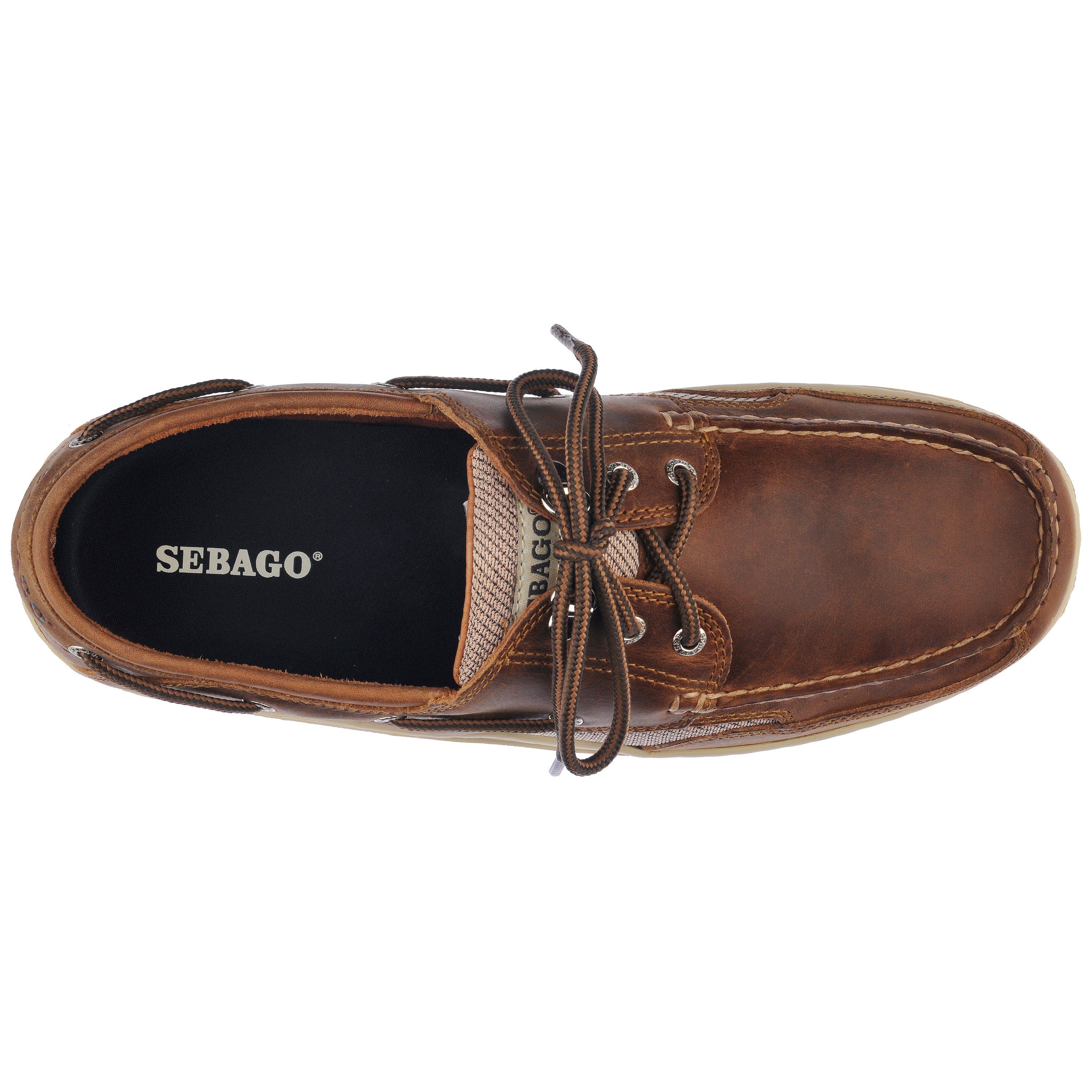 Sebago Clovehitch Ii Fgl Waxed Boat Shoes, Alternate, color, Brown Cinnamon