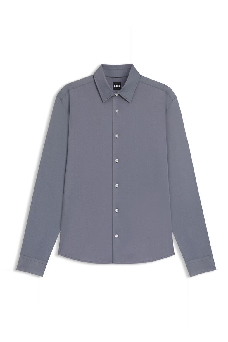 P-Liam Button-Up Shirt, Alternate, color, OPEN BLUE