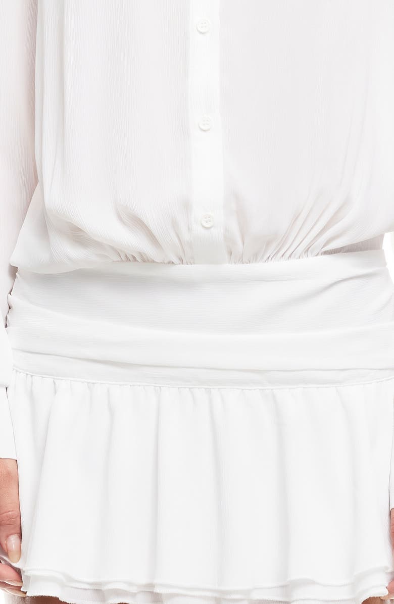 LIONESS Girls, Girls, Girls Long Sleeve Minidress, Alternate, color, Snow