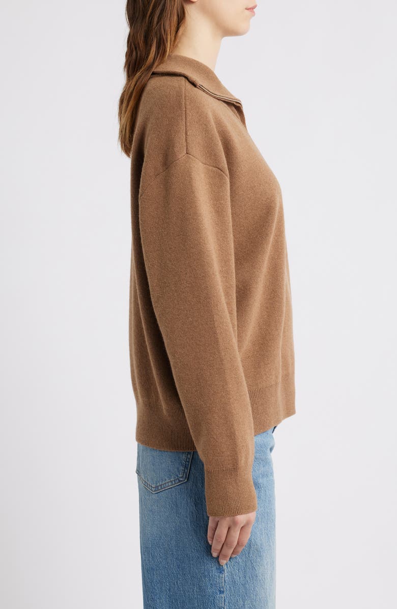 Brooklyn Industries Half Zip Polo Sweater, Alternate, color, Kelp