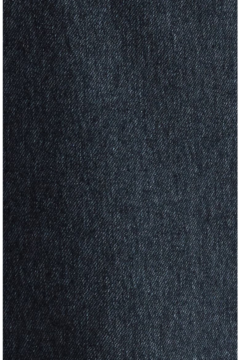 Drawstring Stretch Organic Cotton Straight Leg Pants, Alternate, color, DARK WASH