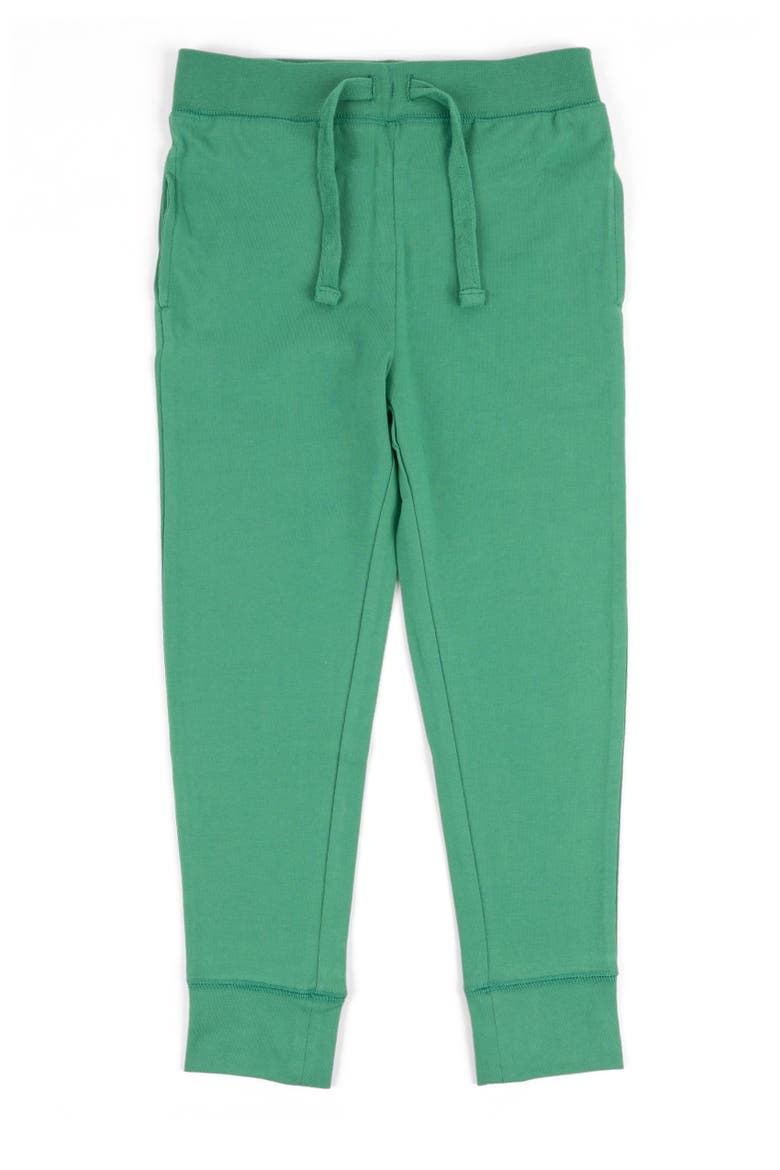 Kids 100% Cotton Lightweight Jogger Pants, Alternate, color, GREEN
