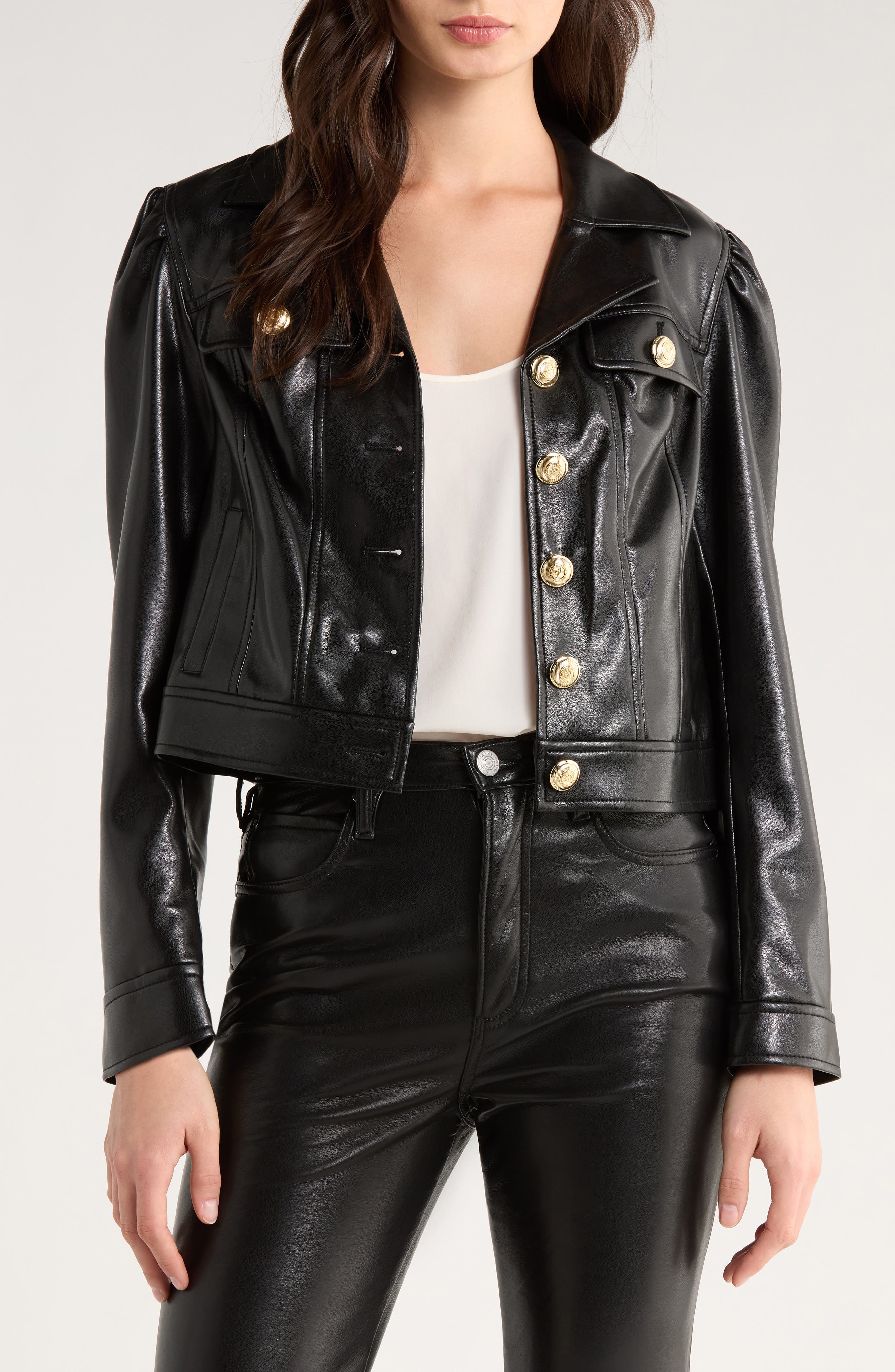 Cinq à Sept Deryn Faux Leather Jacket