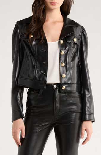 Cinq à Sept Deryn Faux Leather Jacket