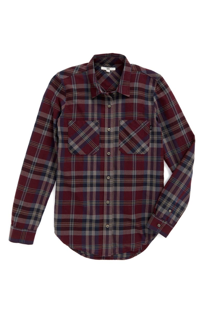 Vans 'Awesome' Flannel Shirt, Main, color,