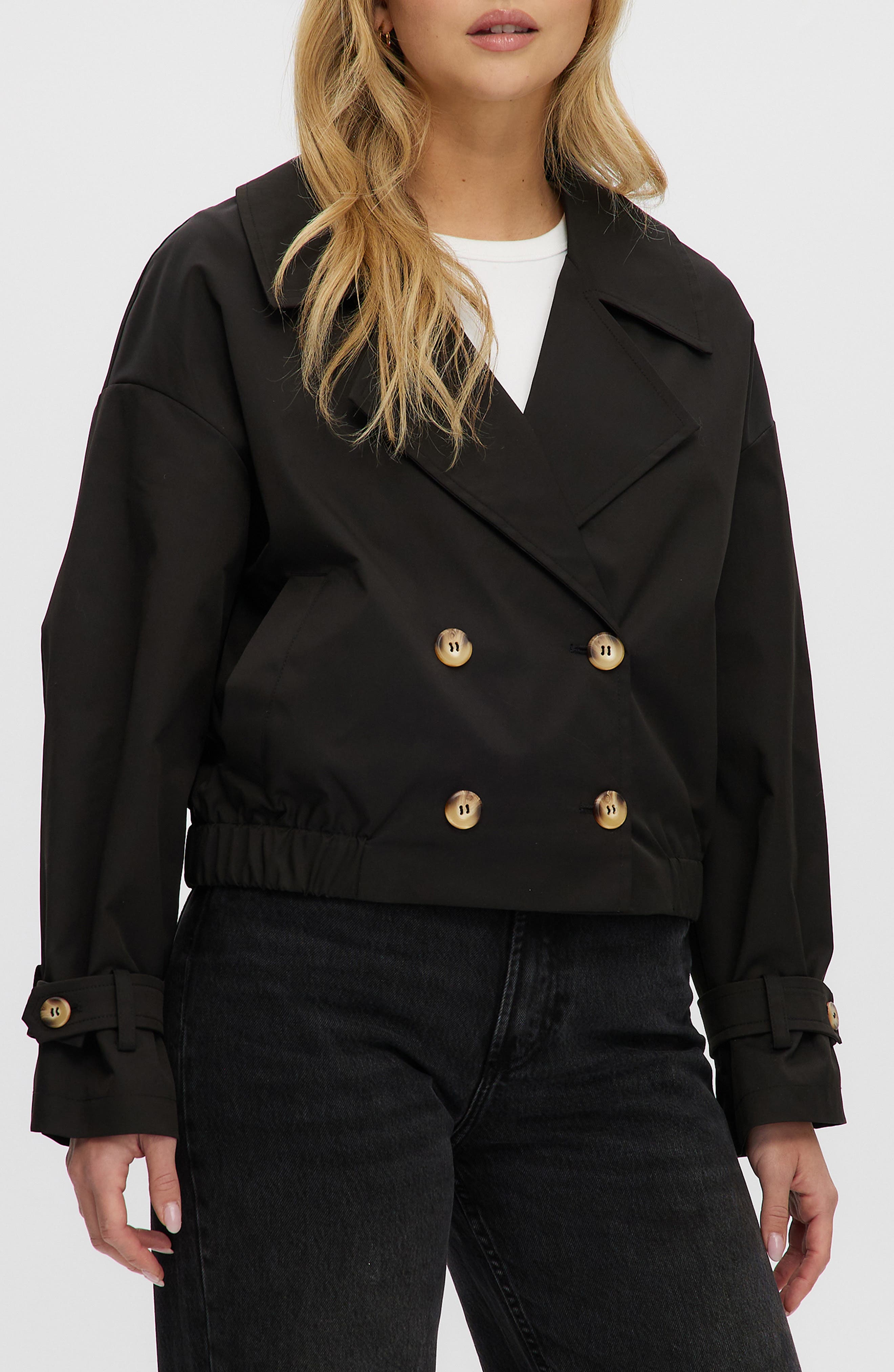 Noize Short Trench Coat