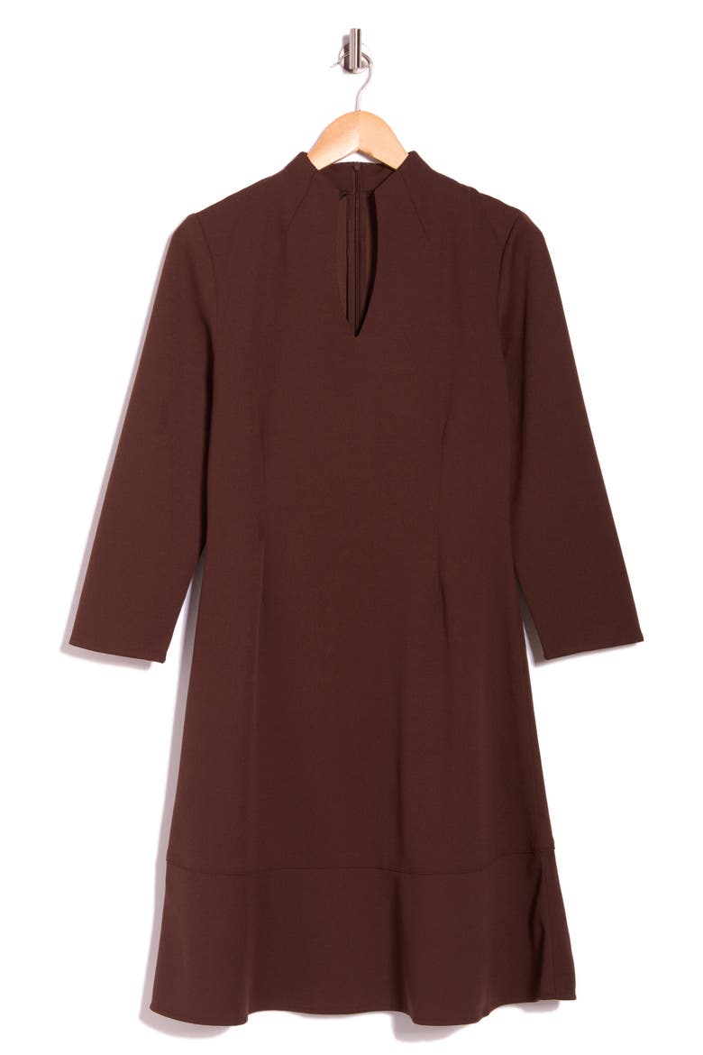 Deco Crepe Cocktail Dress, Alternate, color, REGATTA