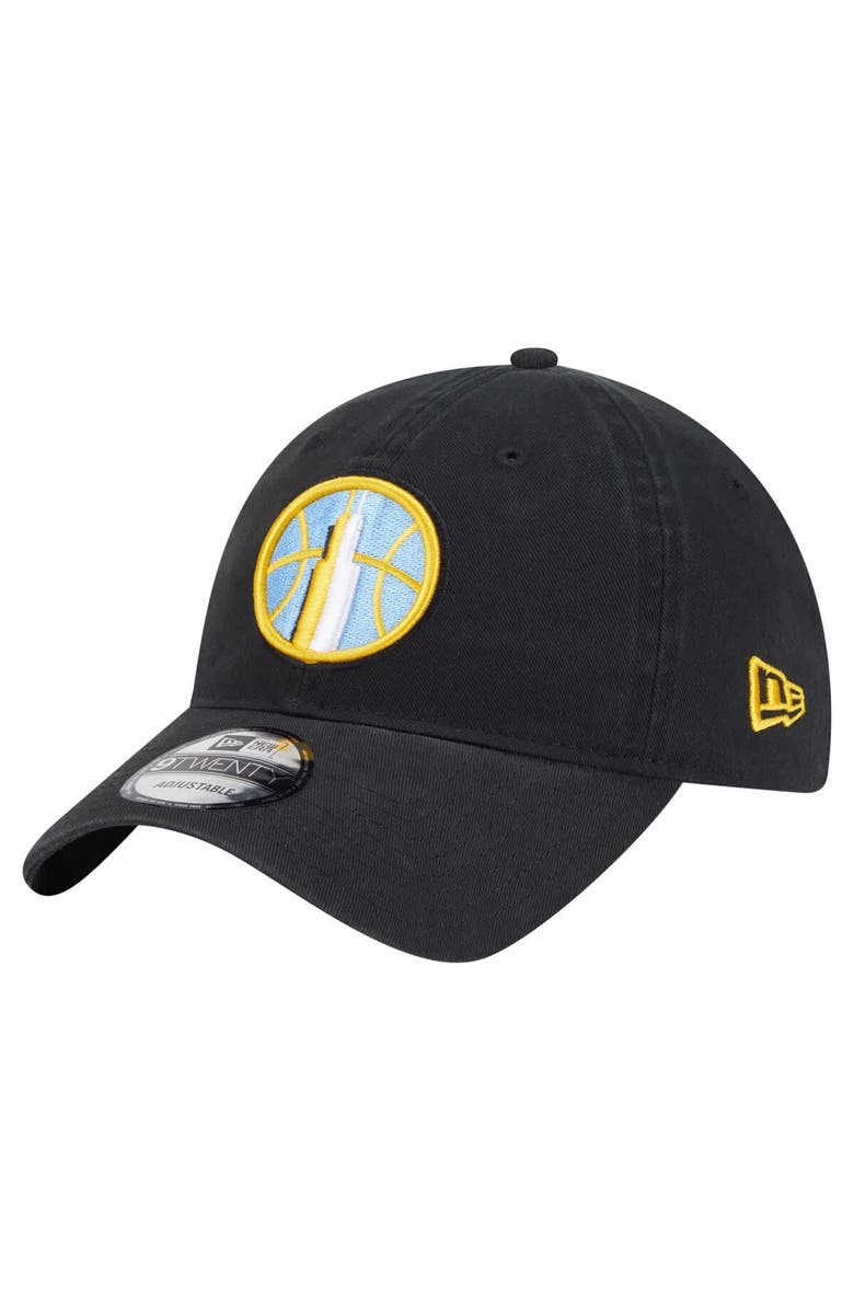 New Era Unisex New Era Black Chicago Sky Core Alt Logo 9TWENTY Adjustable Hat, Main, color, Black