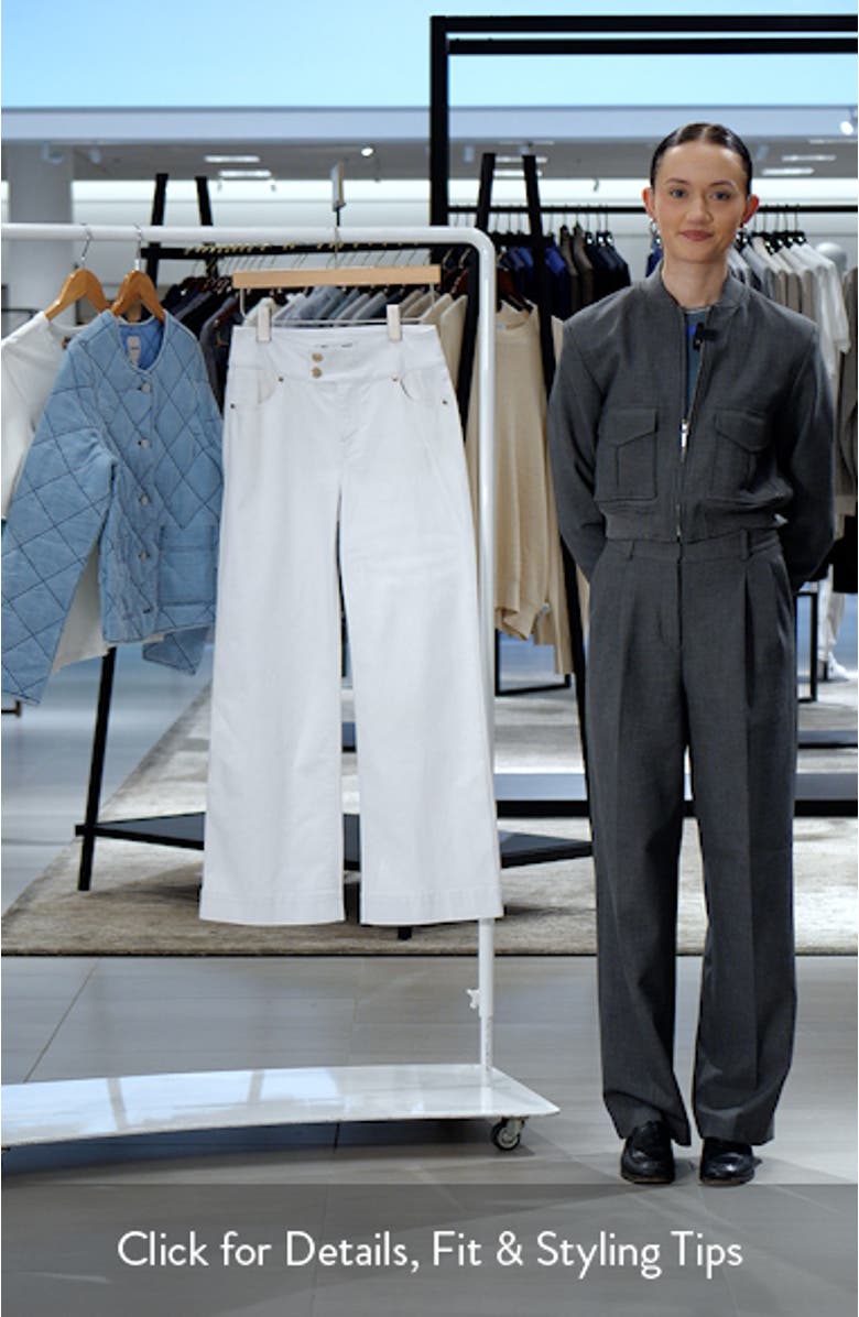 High Waist Wide Leg Jeans, sales video thumbnail