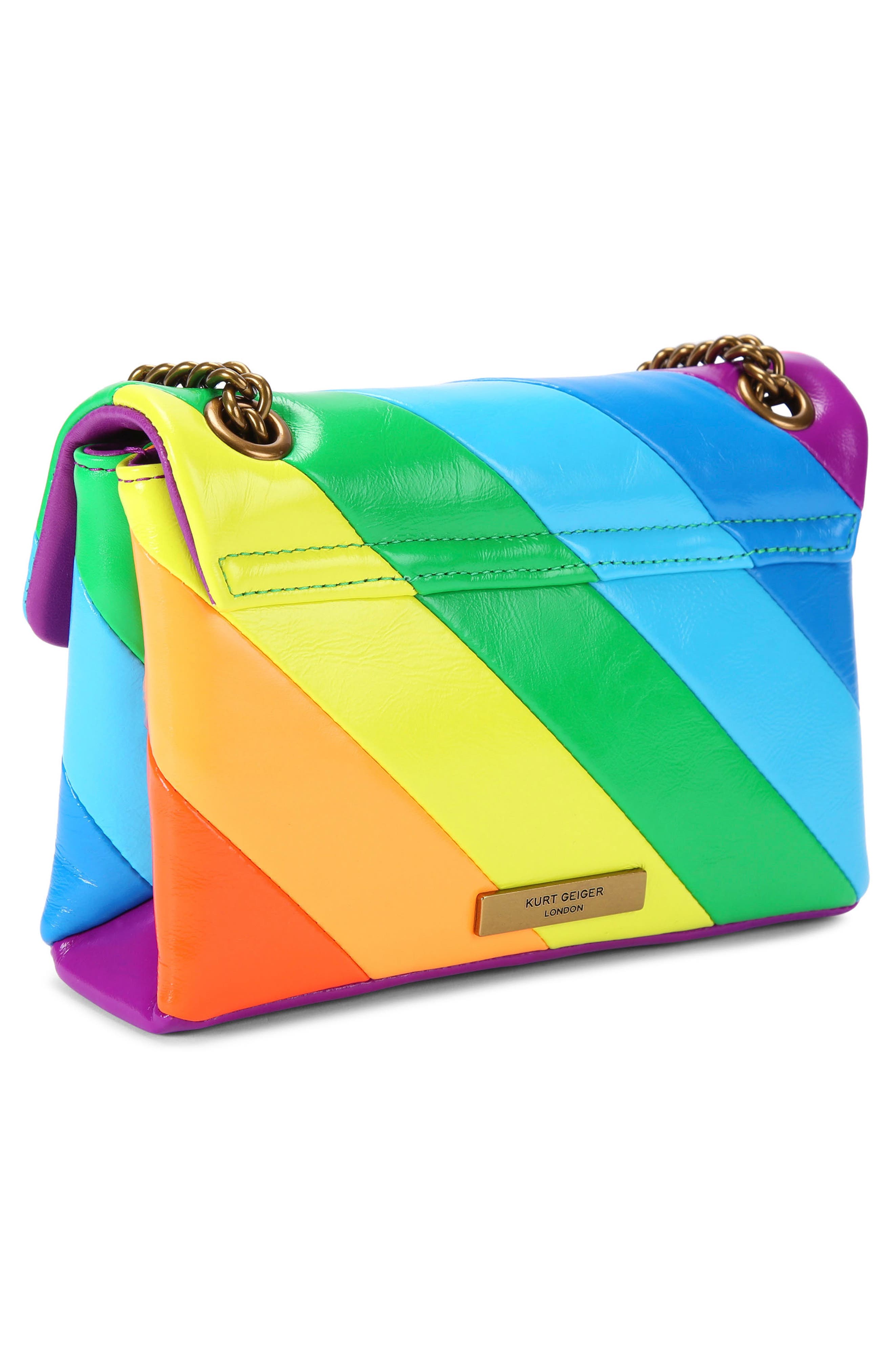 Kurt Geiger London Mini Kensington Convertible Leather Crossbody Bag, Alternate, color, 