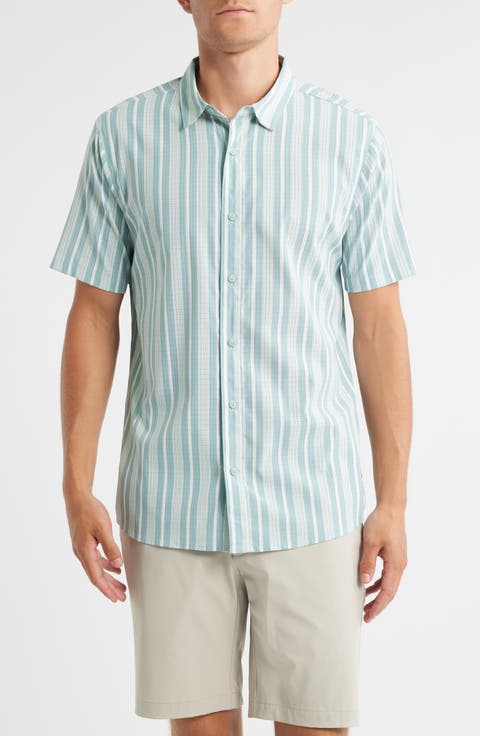 Bless Up Short Sleeve Button-Up Shirt