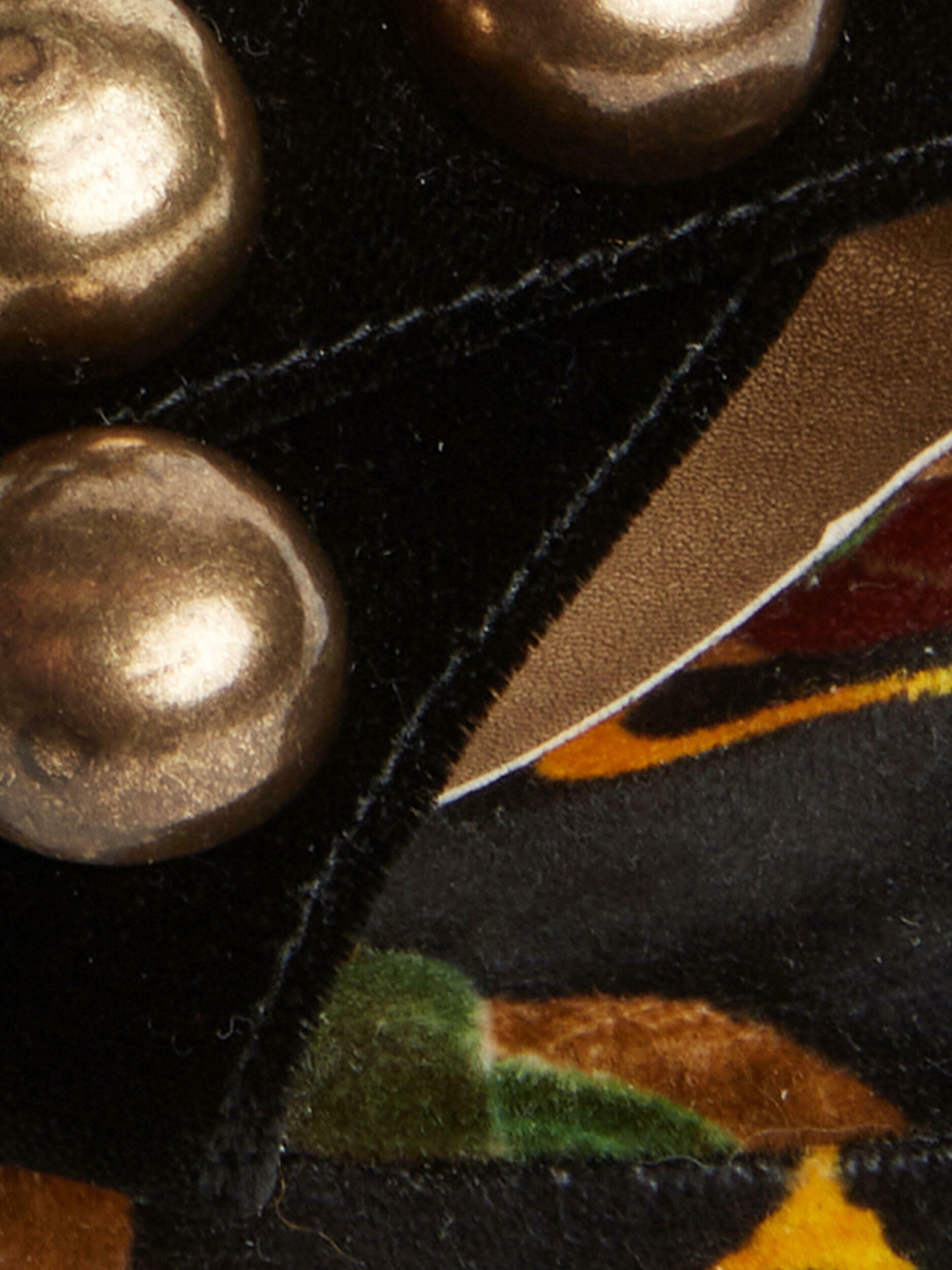 La DoubleJ Medal Wedge (With Studs) Scarab Black, Alternate, color, Scarab Black