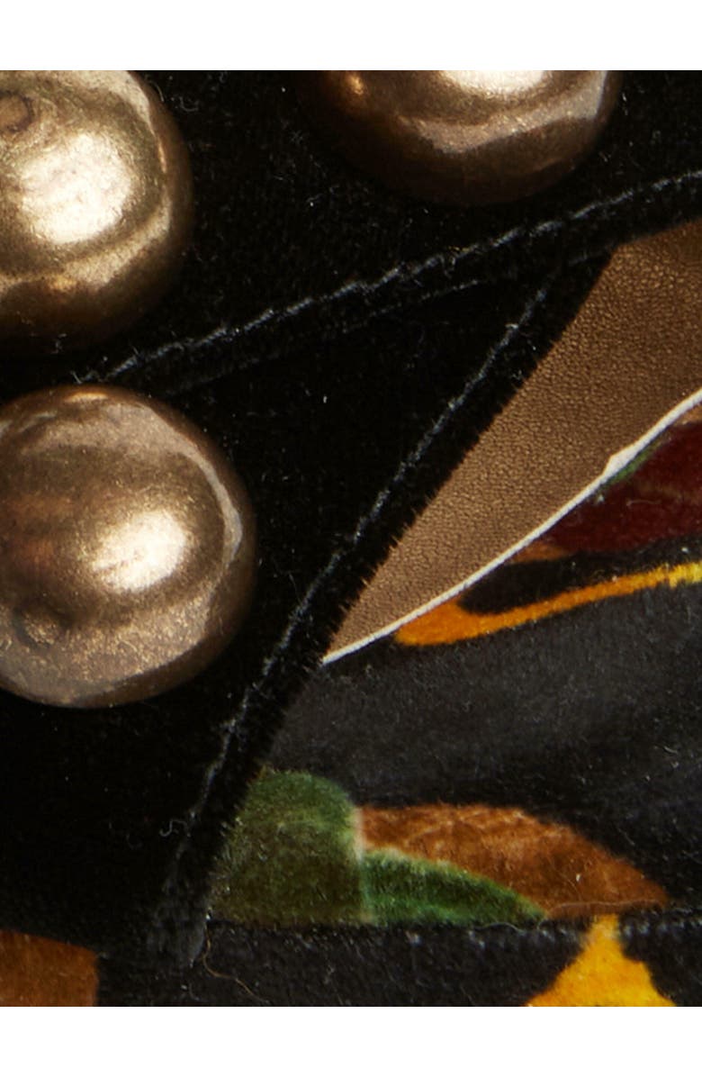 La DoubleJ Medal Wedge (With Studs) Scarab Black, Alternate, color, Scarab Black