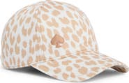 Kate Spade New York modern leopard print baseball cap