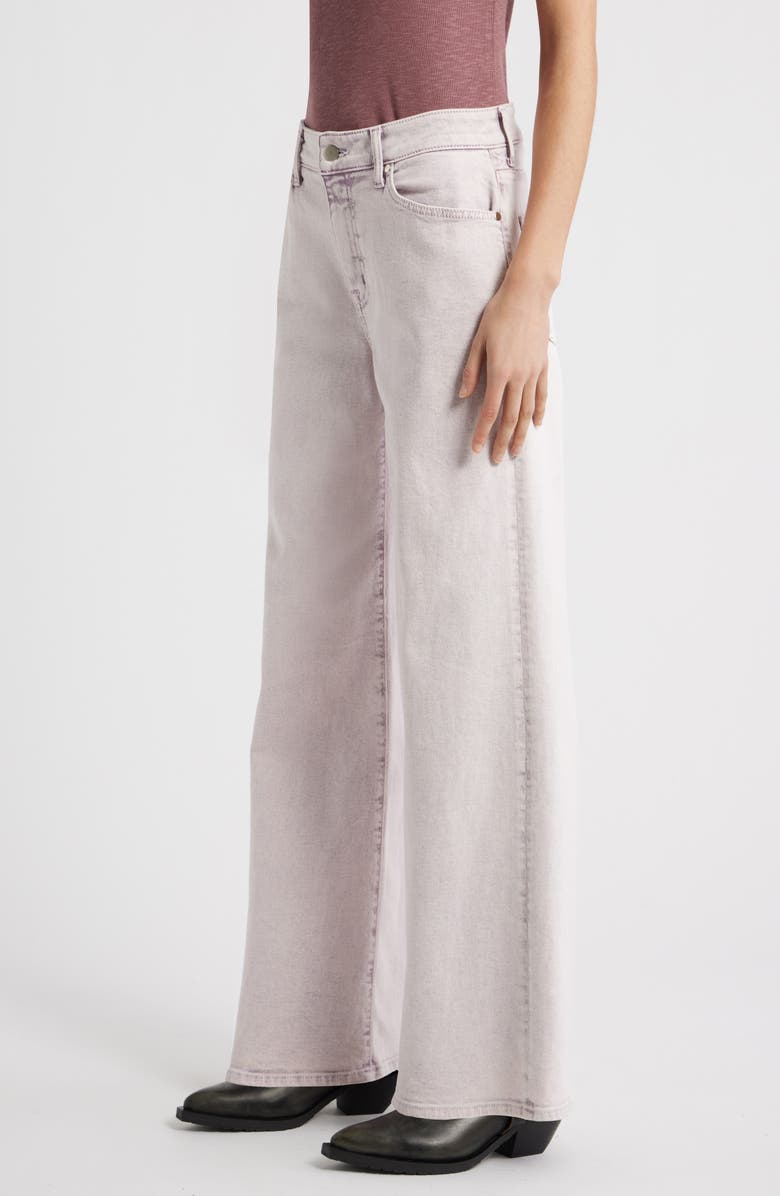 Treasure & Bond High Waist Wide Leg Jeans, Alternate, color, Pink Over Dye