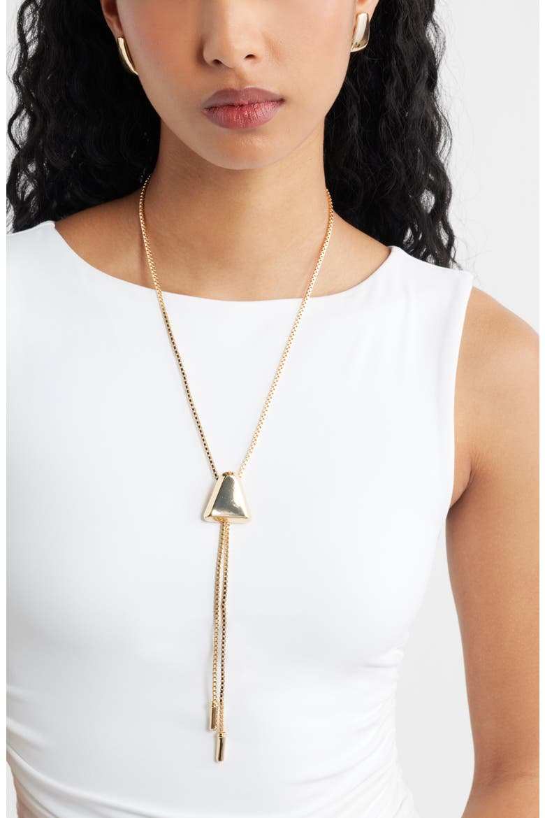 Bolo Necklace, Alternate, color, GOLD