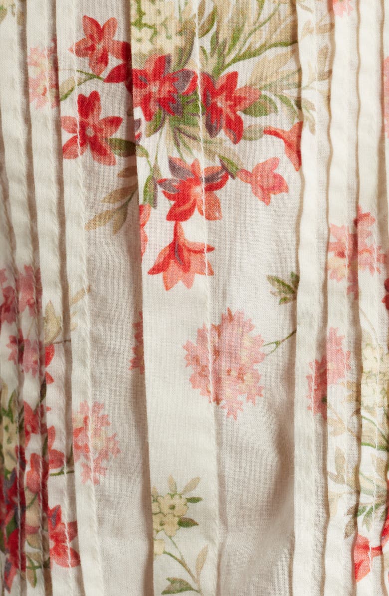 DÔEN Hillock Floral Organic Cotton Voile Top, Alternate, color, 