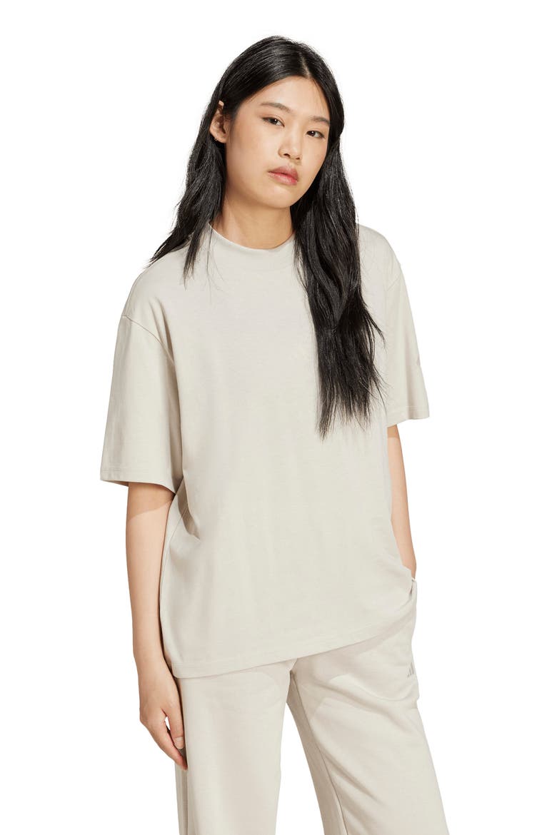 Essentials Contemporary Logo Boyfriend T-Shirt, Alternate, color, WONDER ALUMINA