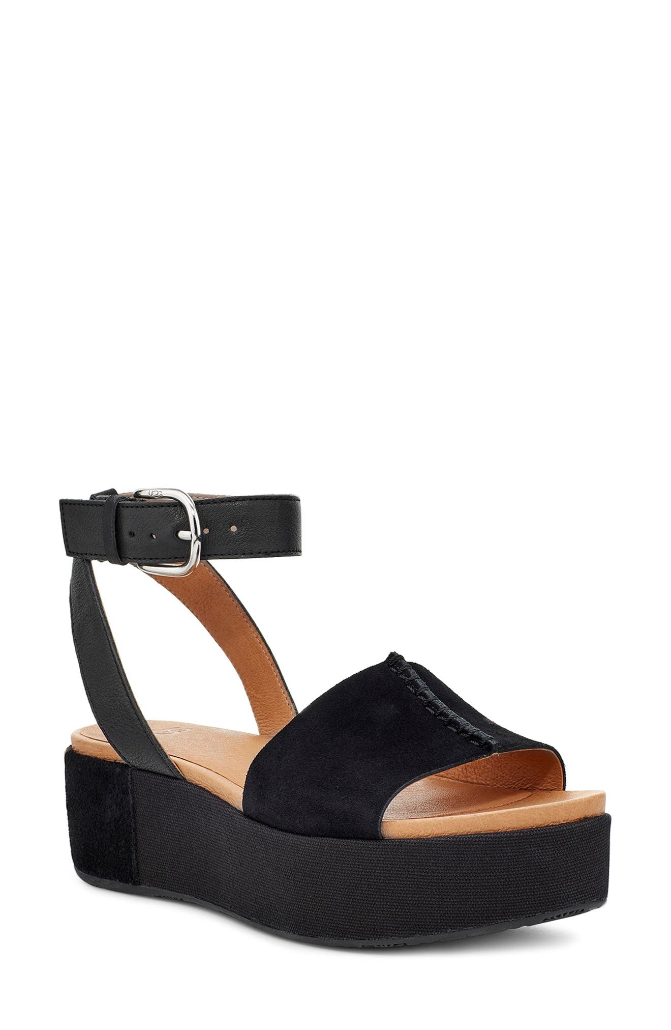 UGG<sup>®</sup> Chapala Platform Wedge Sandal, Main, color, 