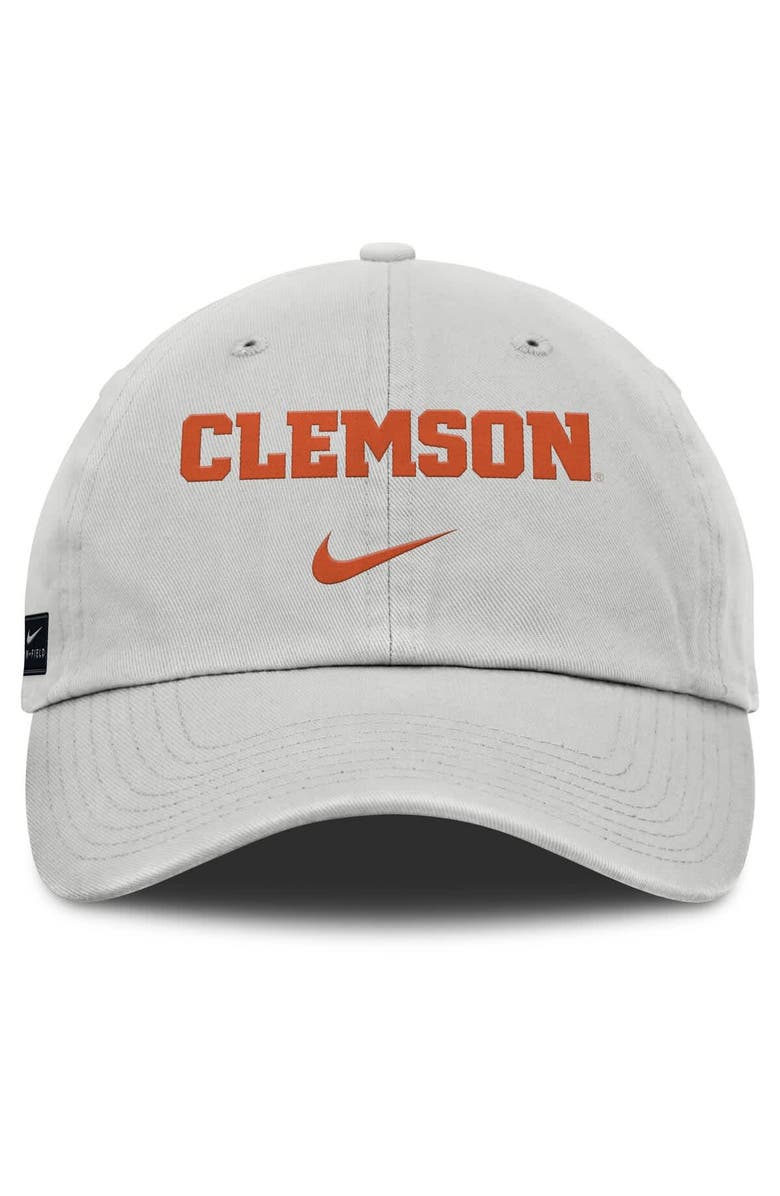 Nike Men's Nike Gray Clemson Tigers 2025 On-Field Gameday Club Adjustable Hat, Alternate, color, 