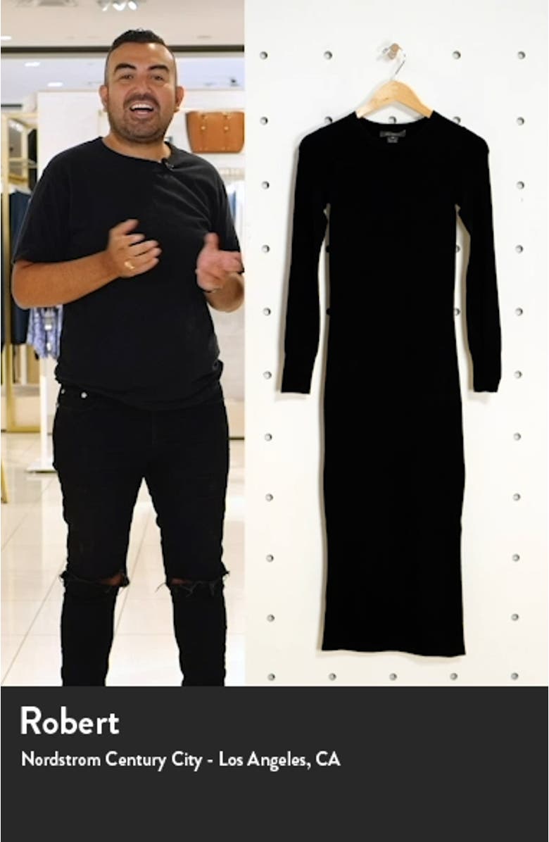 Babysoft Crewneck Sweater Dress, sales video thumbnail