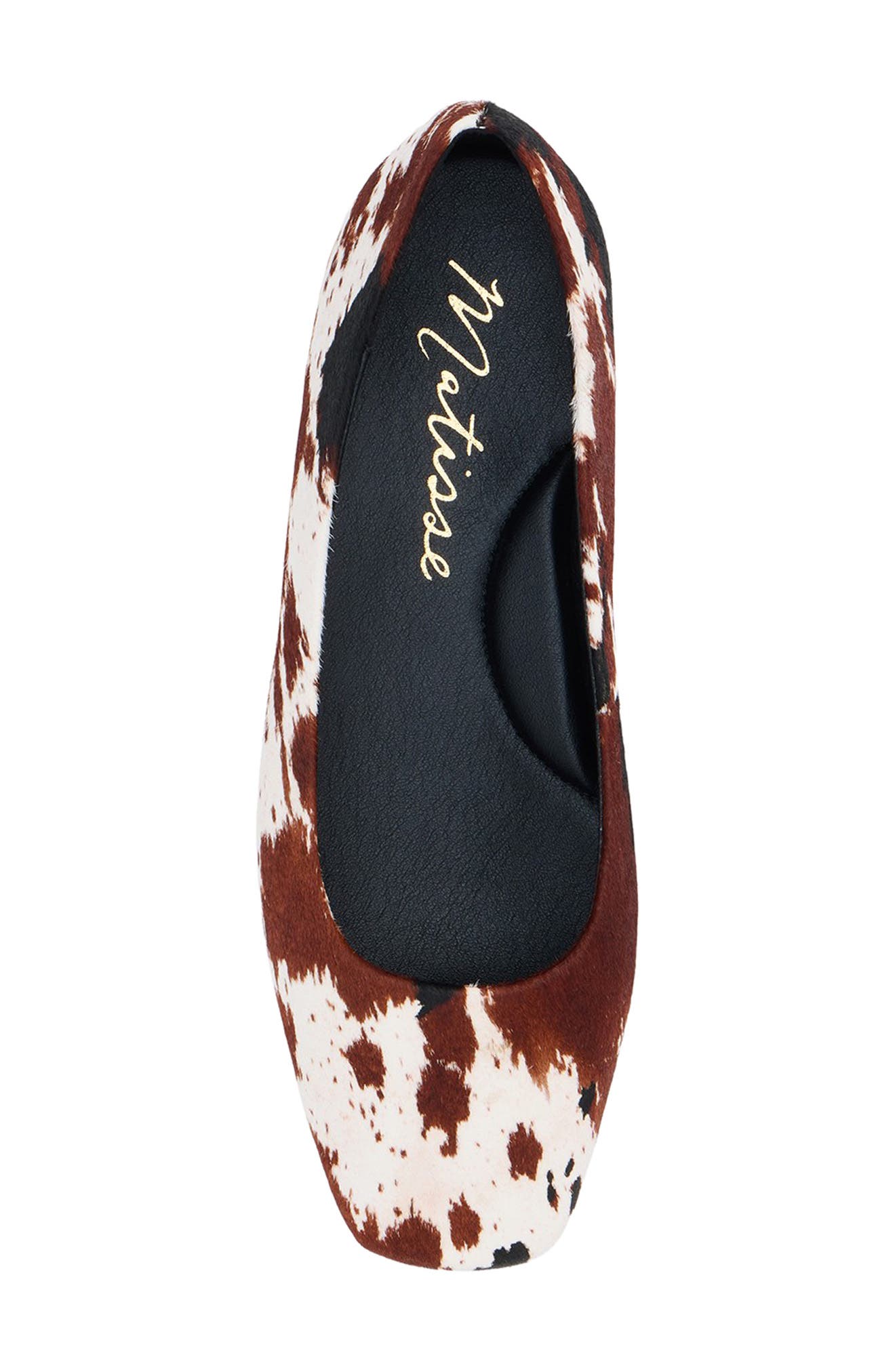 Phillip Genuine Calf Hair Ballet Flat, Alternate, color, BROWN MULTI CALF HAIR