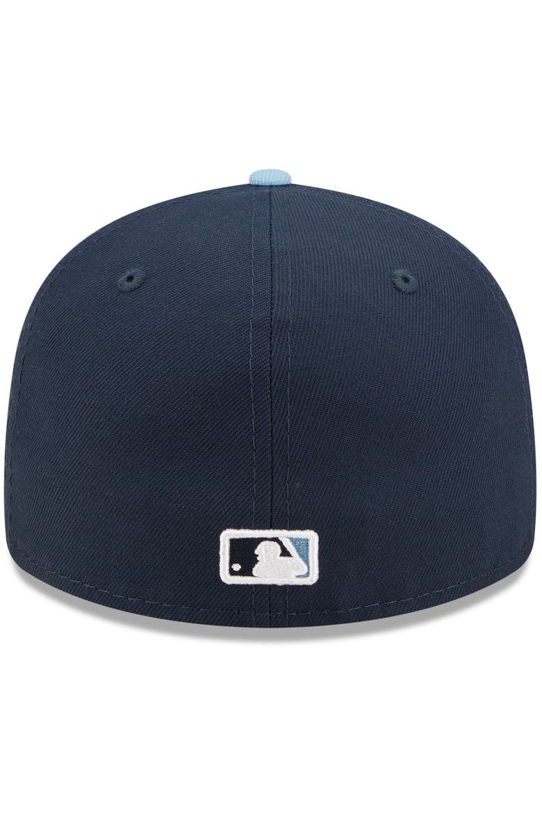 Men's New Era Navy Kansas City Royals 2022 City Connect Low Profile 59FIFTY Fitted Hat, Alternate, color, Navy