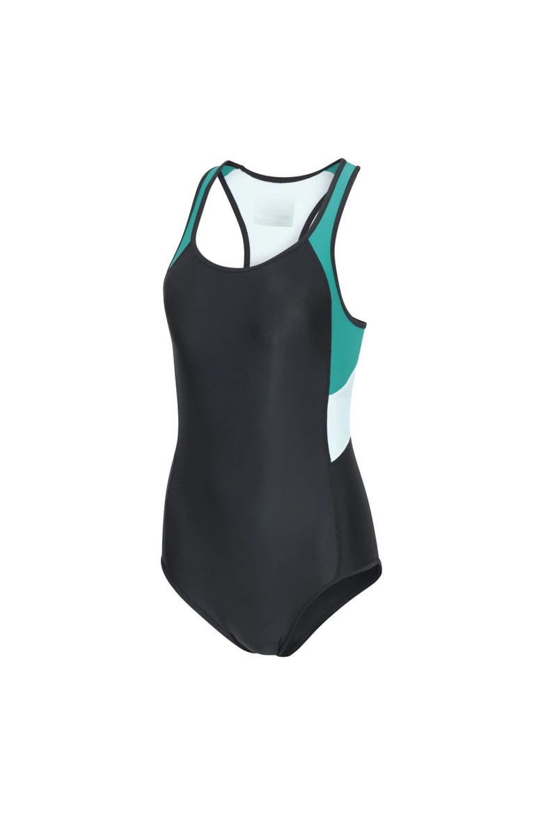 Take The Plunge One Piece Bathing Suit, Alternate, color, Light Teal