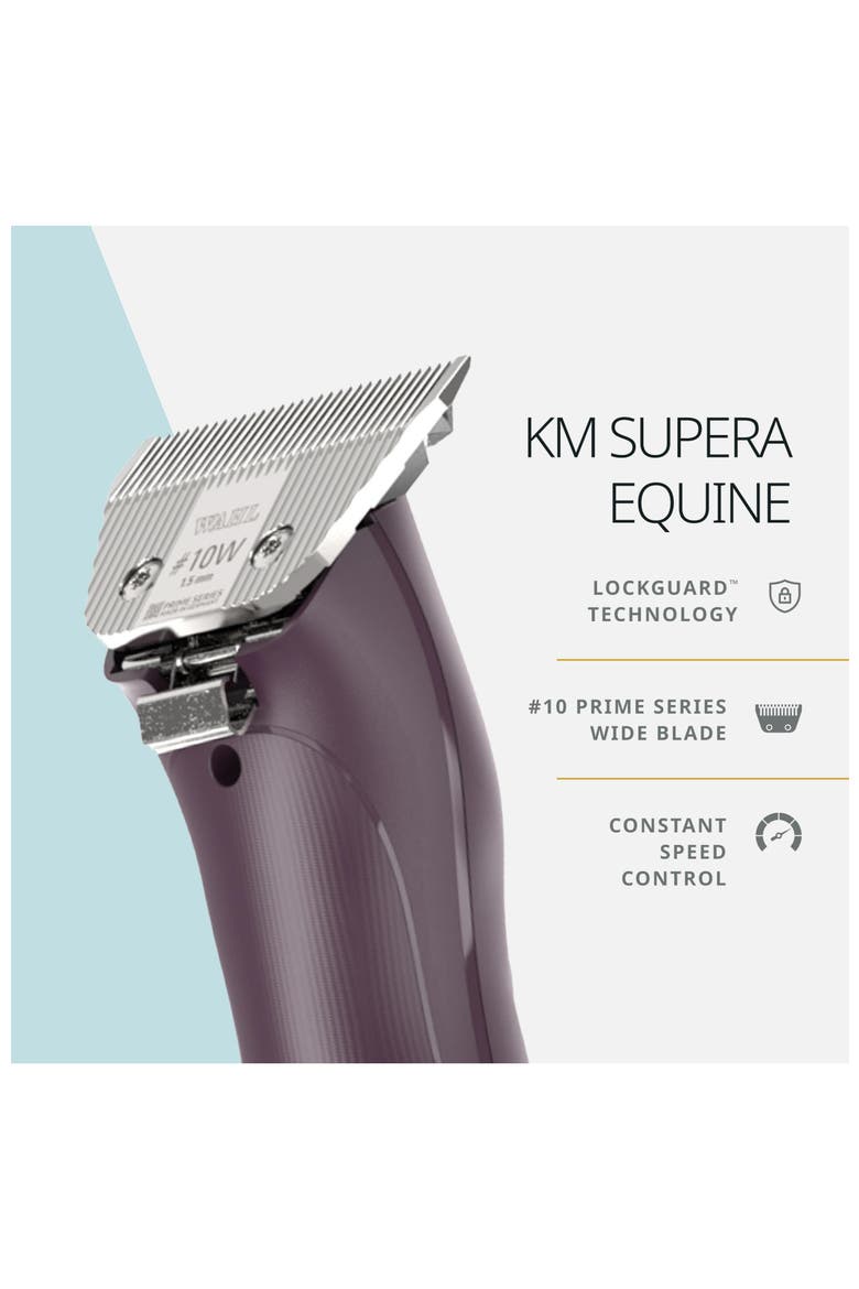 Cordless equine grooming clipper for horse grooming, Alternate, color, Puprle