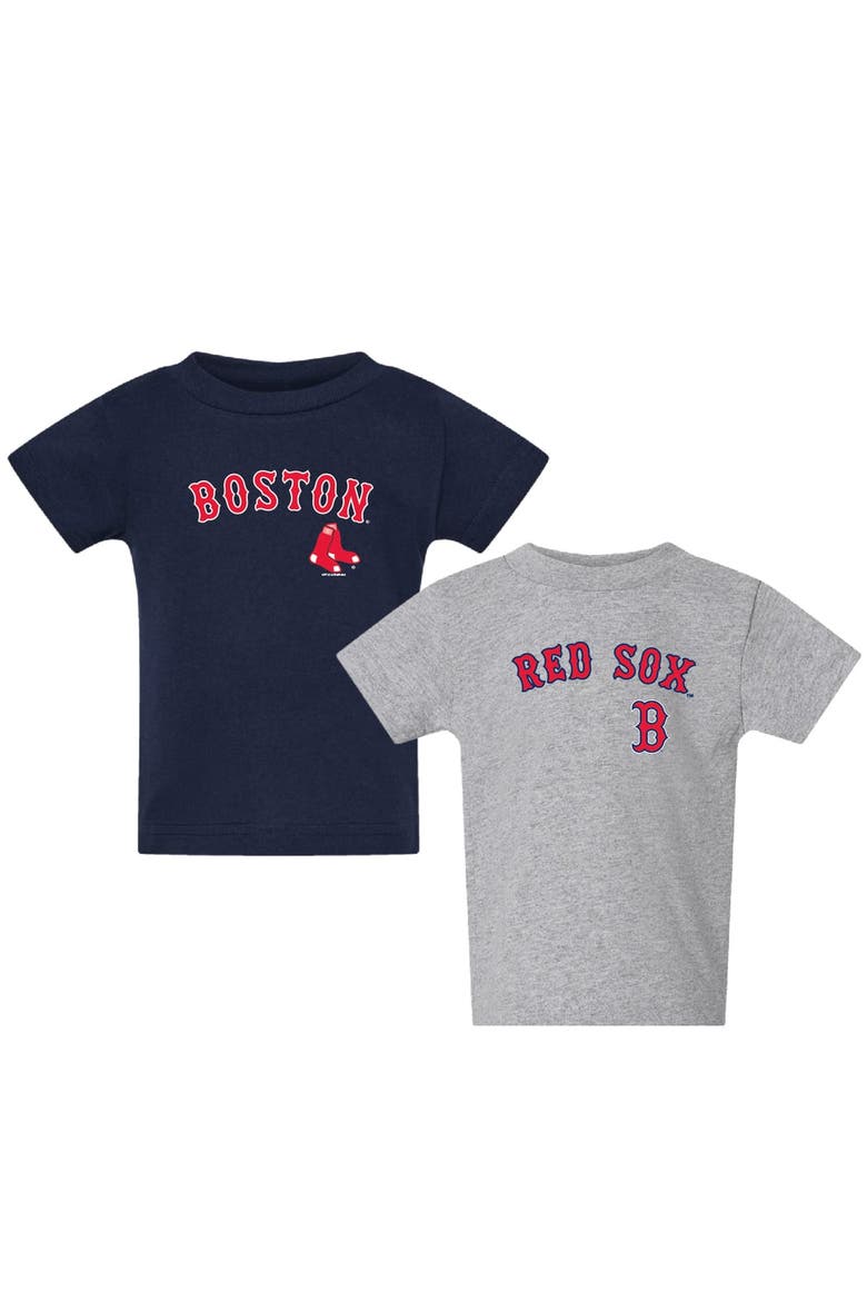 Toddler  Navy/Gray Boston Red Sox Logo 2-Pack T-Shirt Set, Main, color, Navy